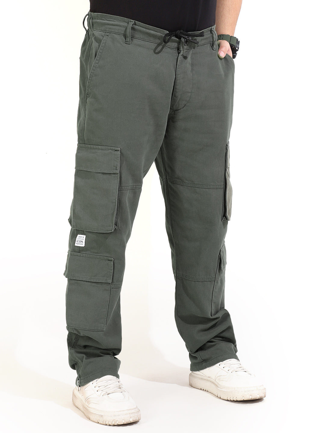 Buy OCHENTA Men's Casual Cargo Pants, 8 Pockets Work Combat Outdoor Trousers  Online at desertcartINDIA